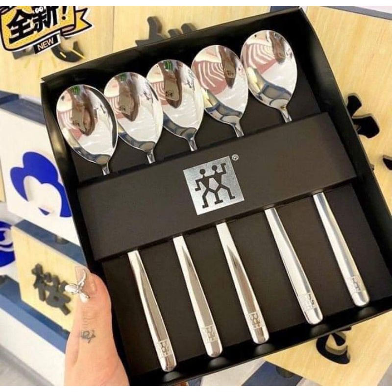 SÉT 6 THÌA INOX NOUVA BỀN ĐẸP TIỆN LỢI