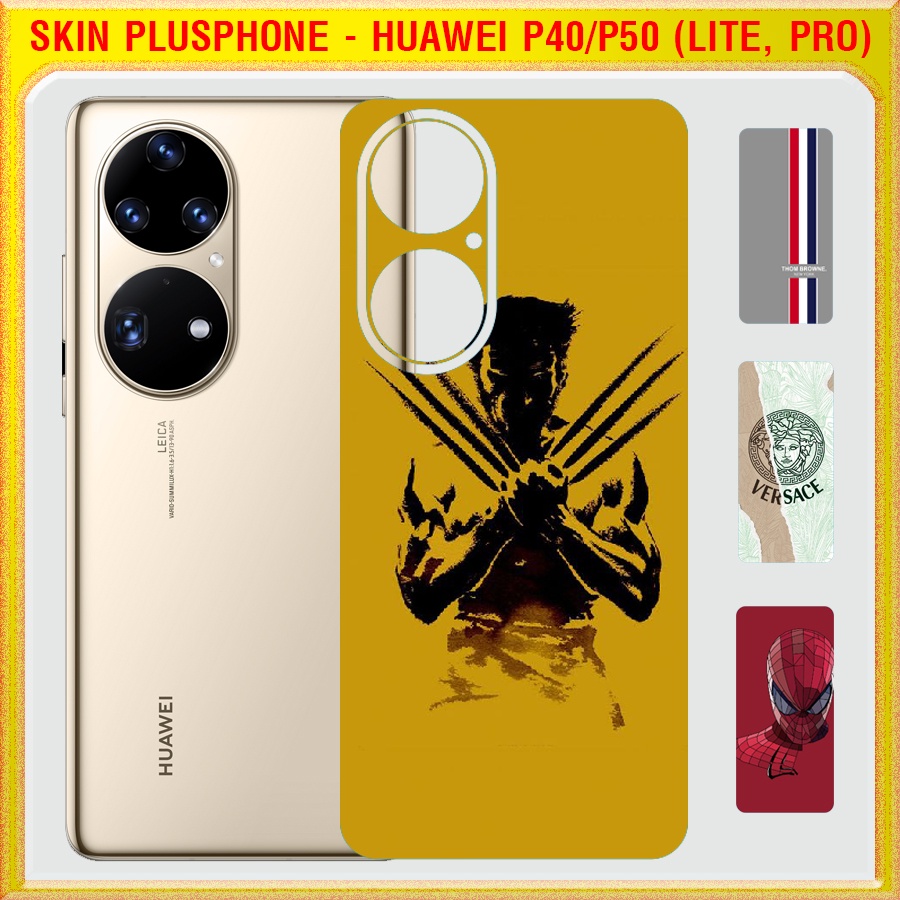 Dán Skin cho mặt sau Huawei P40, P40 Lite, P40 Pro, P50, P50 Pro mẫu Thom Browne