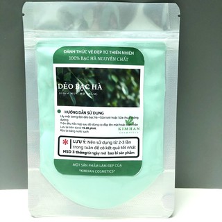 100Gr Bột đắp mặt nạ Dẻo Bạc Hà