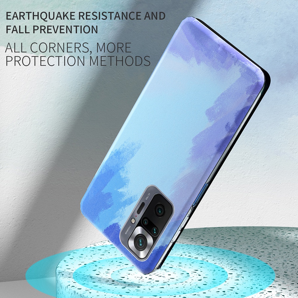 Ốp Điện Thoại Da Hình Đám Mây Màu Nước Cho IPhone 11ProMax 11Pro I11 | BigBuy360 - bigbuy360.vn