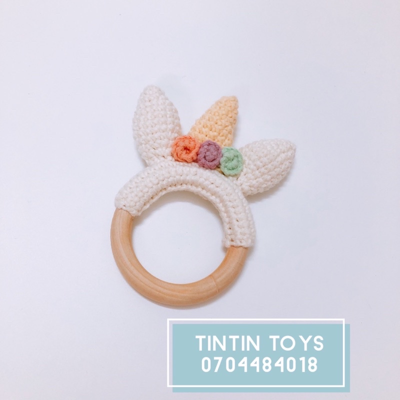 [CAO CẤP - Handmade] Đồ chơi treo nôi, lục lạc gỗ cầm tay Montessori giúp bé phát triển các giác quan