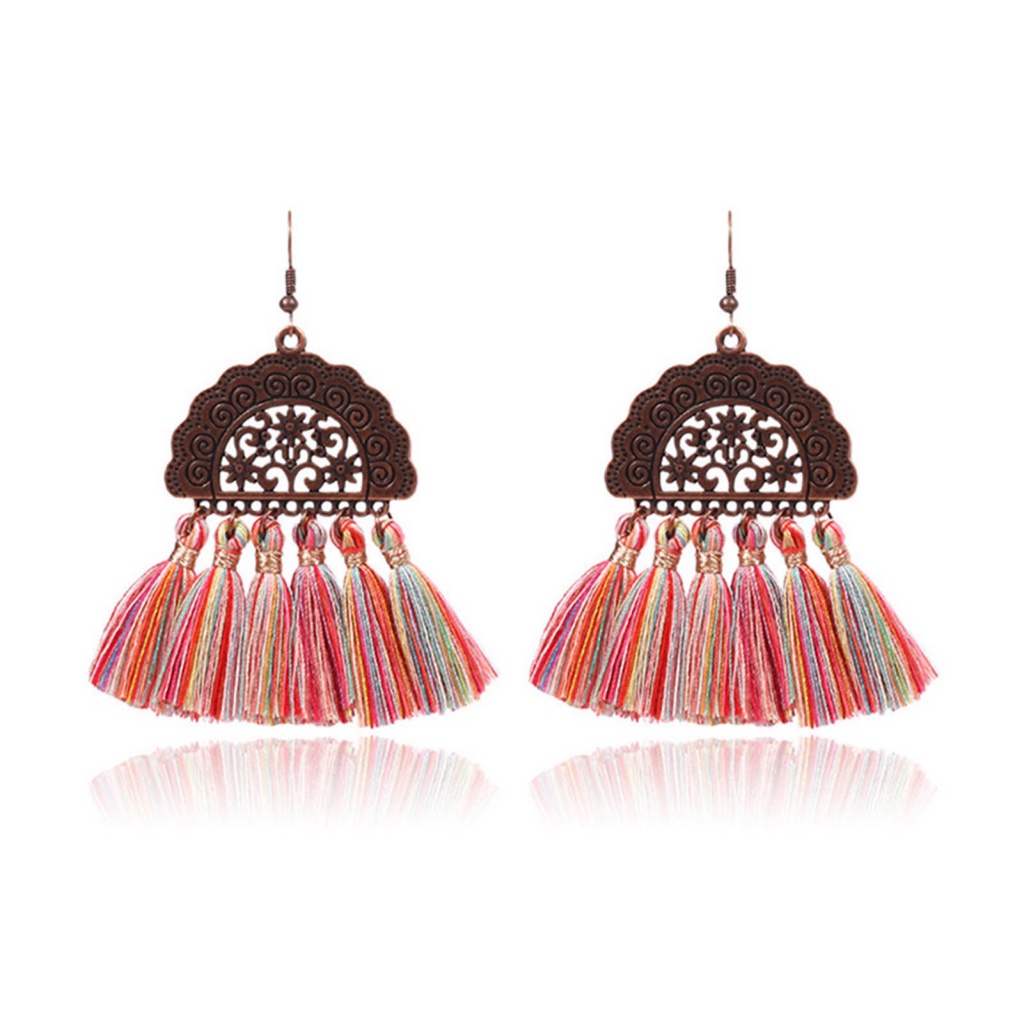 Bông Tai Tua Rua Phong Cách Cổ Điển Cho Nữ