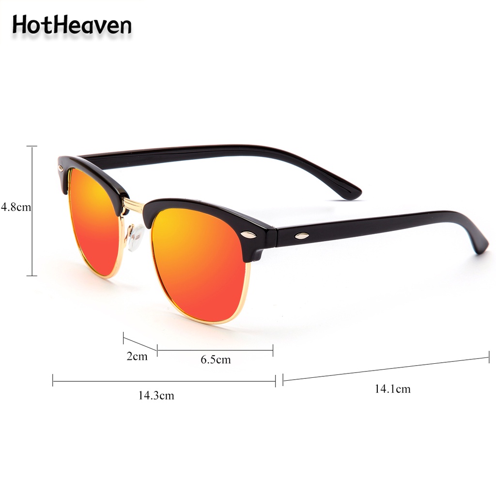 Kính Mát Phân Cực Chống Tia UV400 Tròng Bầu Dục 9 Kiểu Thời Trang Unisex
