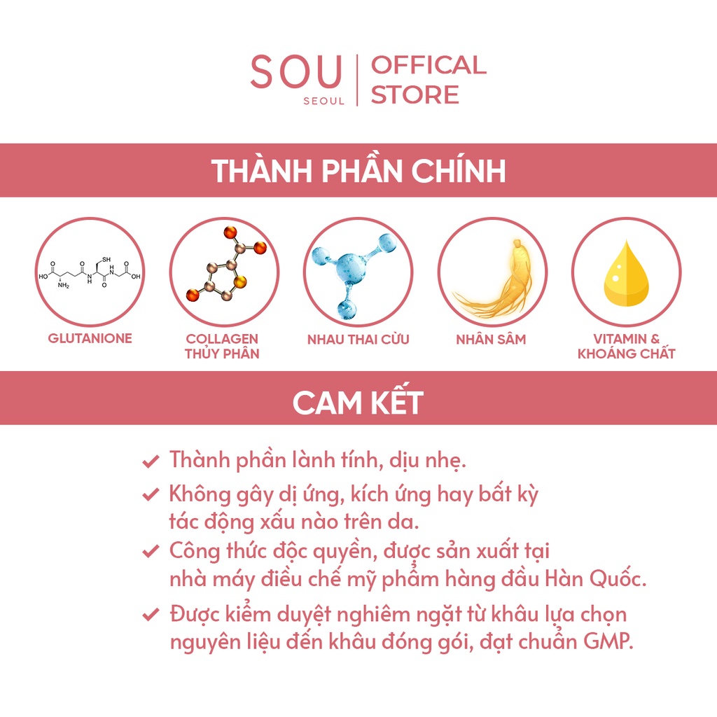 Sữa Dưỡng Thể Trắng Da Toàn Thân SOU 300ml, Da Sáng, Mềm Mịn, Bật Tone gấp 2 Lần