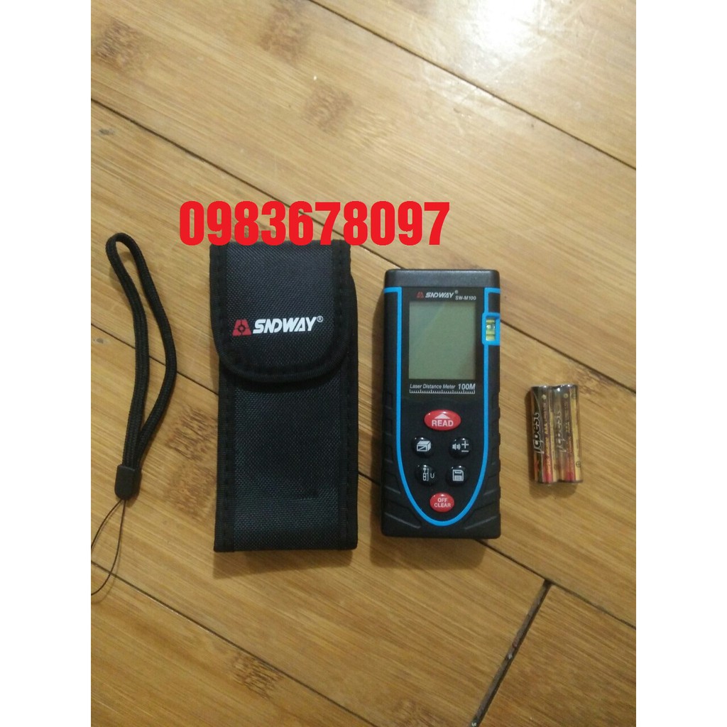 Thước đo khoảng cách laser SNDWAY SW-M100 phạm vi đo100M