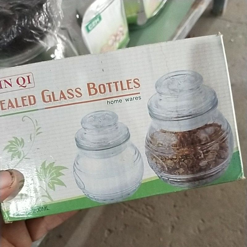 Sét 2 lọ để gia vị thủy tinh