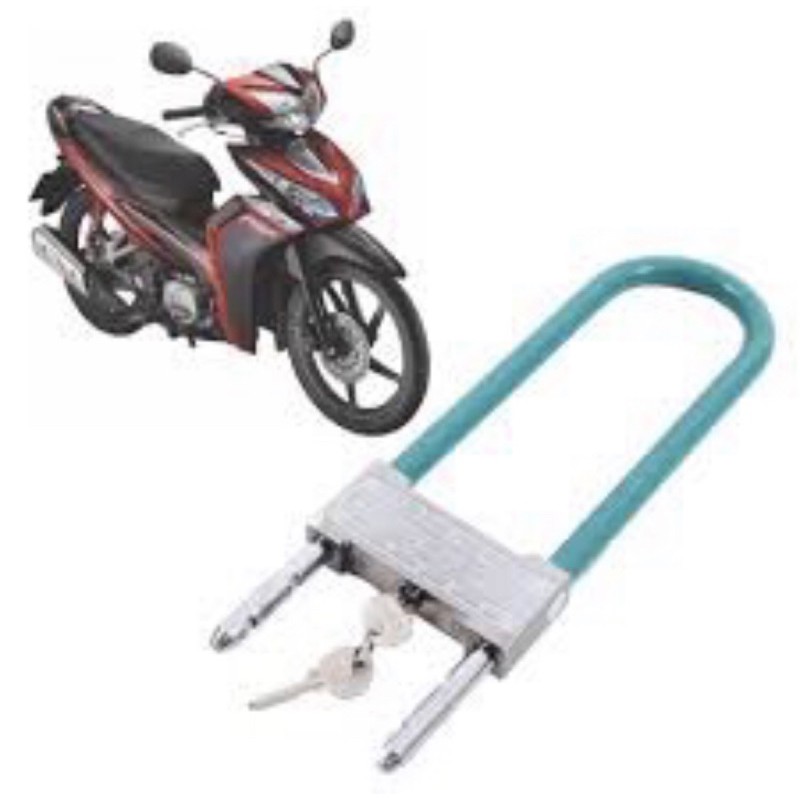 [chính hãng] khoá xe máy, cửa kính chữ U (36cm) Việt Tiệp - 02313 - Bảo hành 2 năm