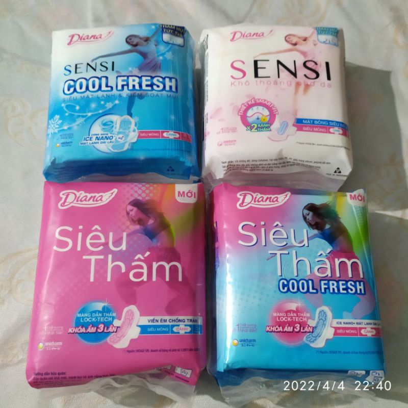 🌷 BĂNG VỆ SINH DIANA 8 MIẾNG
