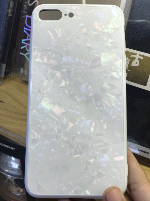 Ốp lưng kính vân đá 3D dành cho iPhone 6/7/6plus/8plus/X/Xsmax