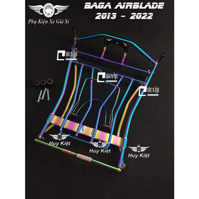 [Rẻ Vô Địch] Baga Giữa AirBlade AB 2013 Đời 2013 - 2022 Inox 304 Xi Titan 7 Màu KP-4807