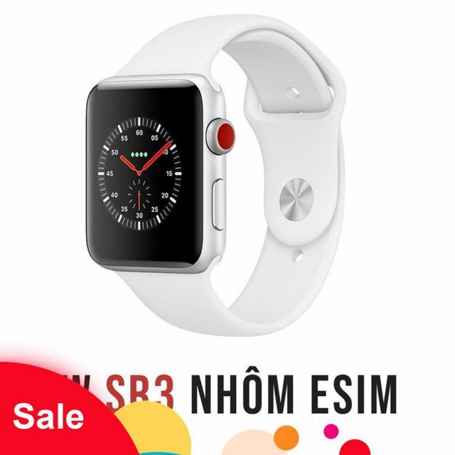 ĐỒNG HỒ APPLE WATCH SERIES 3 Nhôm 38mm và 42mm LTE chạy ESIM mới 99% bảo hành 12 tháng LỖI LA ĐỔI tại Xoăn Store