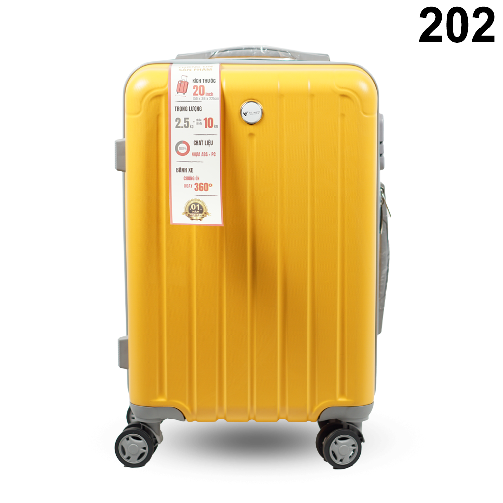Vali kéo nhựa du lịch 202 vali kéo nhựa size 20 inch size 24 inch