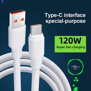 6a 120W Sạc Nhanh Cho Iphone 11 13 Pro Max 12 Sạc Nhanh Dòng Dữ Liệu Cho Android Xiaomi huawei Cổng Usb Type-C 【Bluey】
