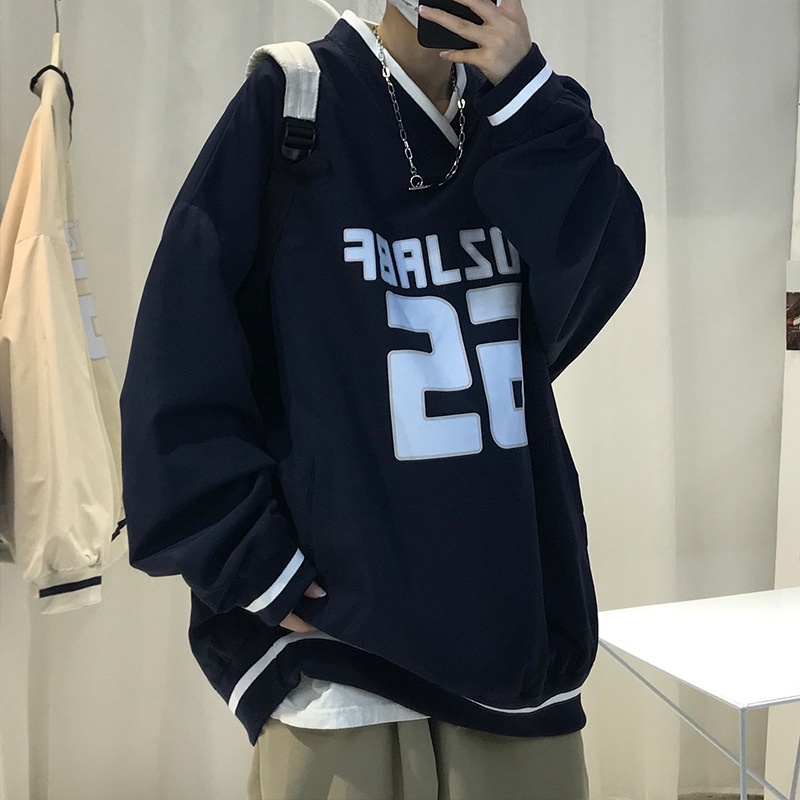 Áo Sweater Unisex Nam Nữ BOM HOUSE Chất Liệu Vải Nỉ Dày Dáng Form Rộng