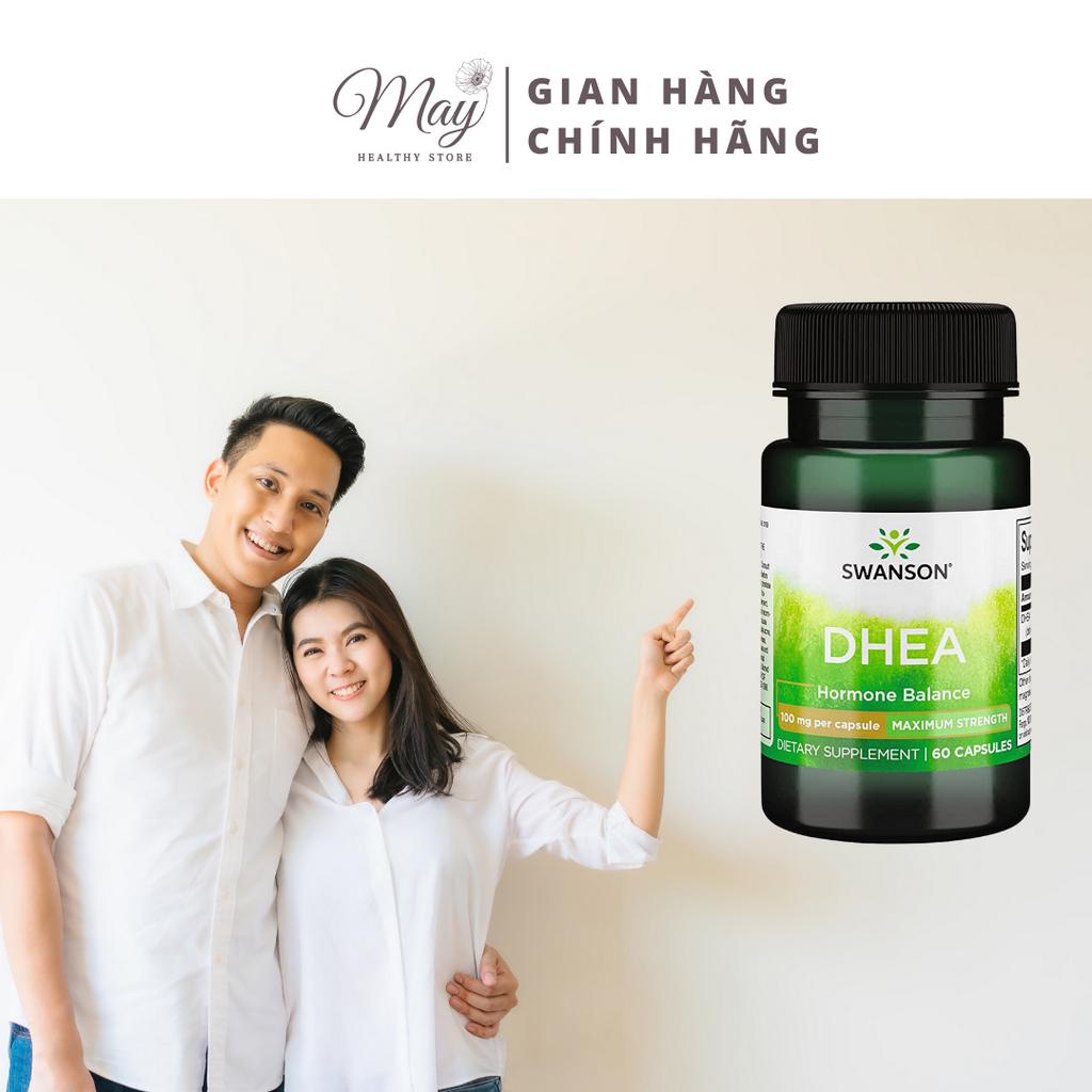 Viên Uống Swanson DHEA 100mg Tăng Cường Sức Khỏe Sinh Lý Nam Và Nữ