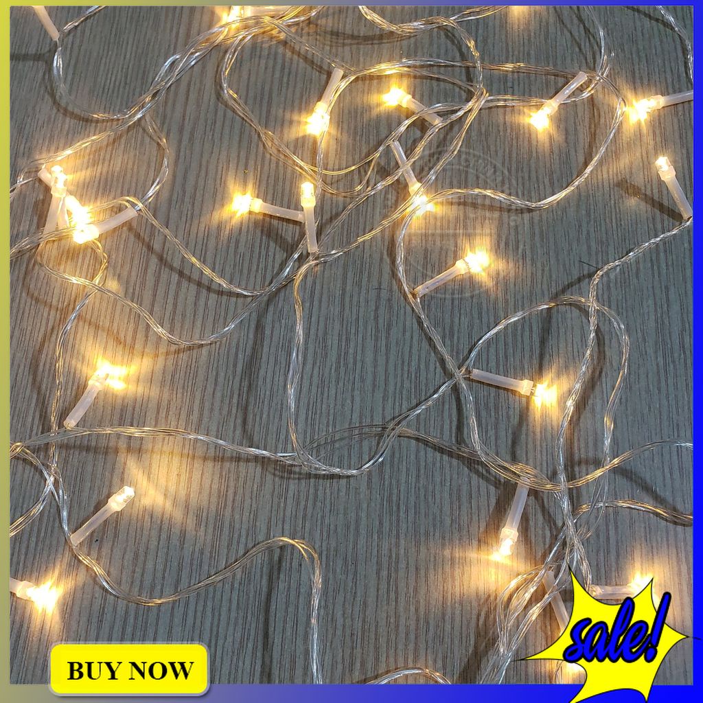 Dây đèn led trang trí phòng ngủ phòng khách ngoài trời trang trí cây thông noel decor phòng 8m siêu đẹp