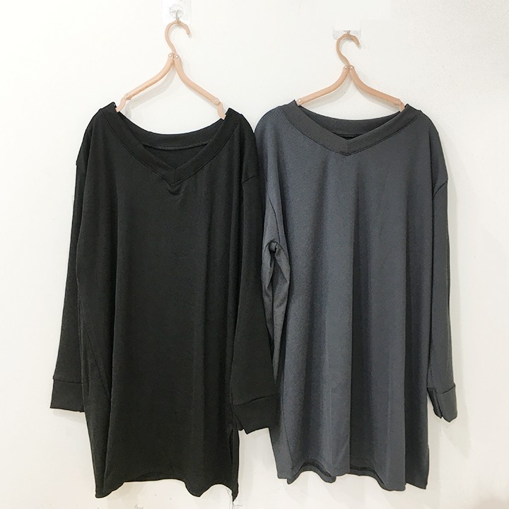 VAY14 - Áo len tăm cổ tim dáng dài, váy len tienich