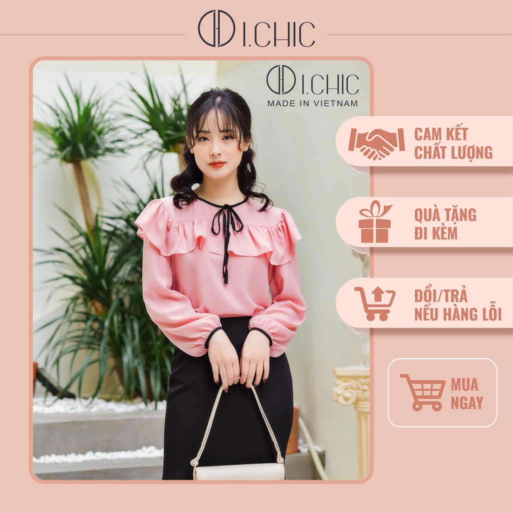 ICHIC fashion - Set Công Sở Váy Áo Hồng Điệu Đà Cao Cấp Cho Xuân Hè 2021