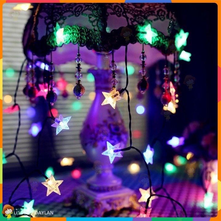 Dây Đèn LED Hình Ngôi Sao Trang Trí Tiệc