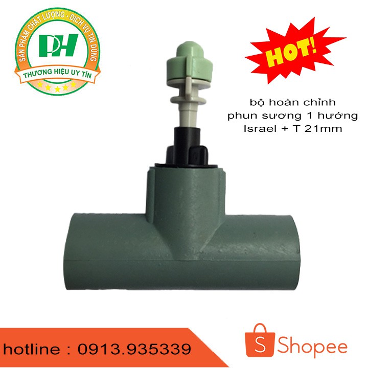 béc phun sương bộ 10 béc 1 hướng israel gắn T21