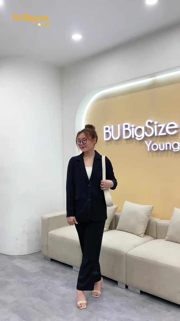 Áo blazer 2 nẹp 2 lớp BIGSIZE (55kg đến 95kg) - 23YAK02 - [BU Bigsize Young] | BigBuy360 - bigbuy360.vn