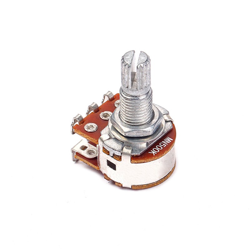 1Pc MN500K Dual Blend Balance Potentiometer(POT) Guitar Bass Volume Tone Control Switch