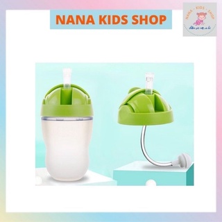Nắp tập uống nước cho bình silicon đầu hút siêu mềm cho bình comotomo cho bé