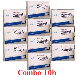 Combo 10 hộp Thông mạch Zutarfie Học viện quân y giúp an thần ngủ ngon