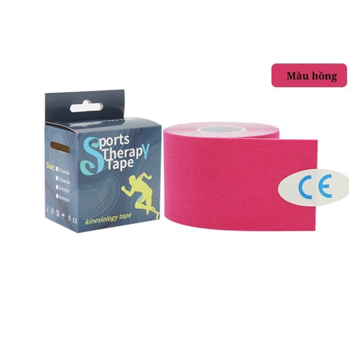 Băng nhiệt dán cơ thể thao kinesiology XK55 cuộn dài 5m