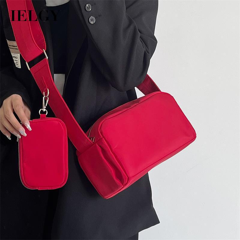 Túi đeo chéo IELGY dáng vuông nhỏ dễ phối đồ thời trang dành cho nữ
