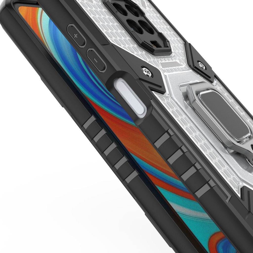 Ốp lưng Redmi Note 9s / Note 9 Pro tổ Ong Iring không gian mới chống sốc giá đỡ xem phim