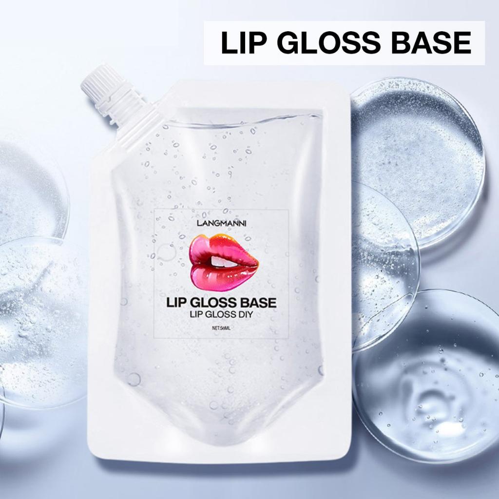 50ml Lip Gloss Base Oil DIY Transparent Moisturizing Nourishing Lipstick Gel
