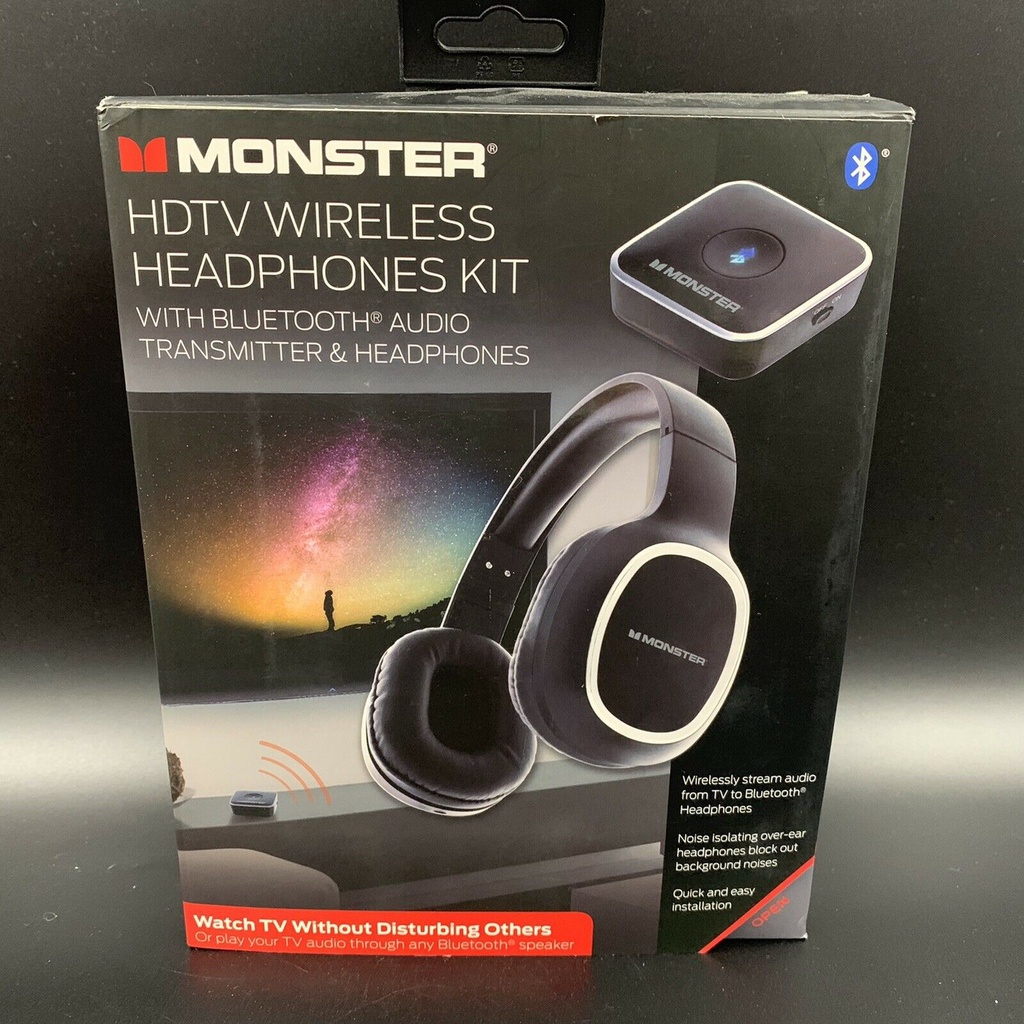 Bộ tai nghe không dây Monster HDTV với bộ phát Bluetooth