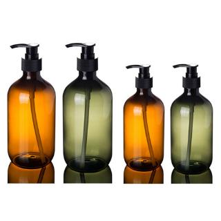 300/500ml Lotion Shampoo Shower Gel Soap Dispenser Empty Bath Pump Bottle Organizer