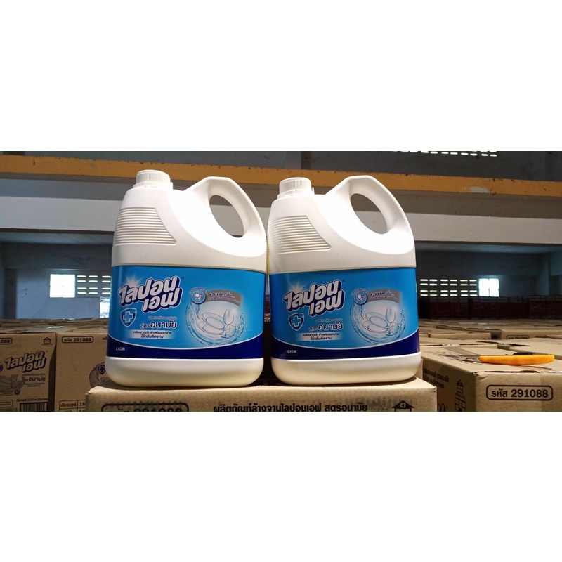 Mẫu Nước rửa bát can LION không mùi Thái Lan 3.600ml