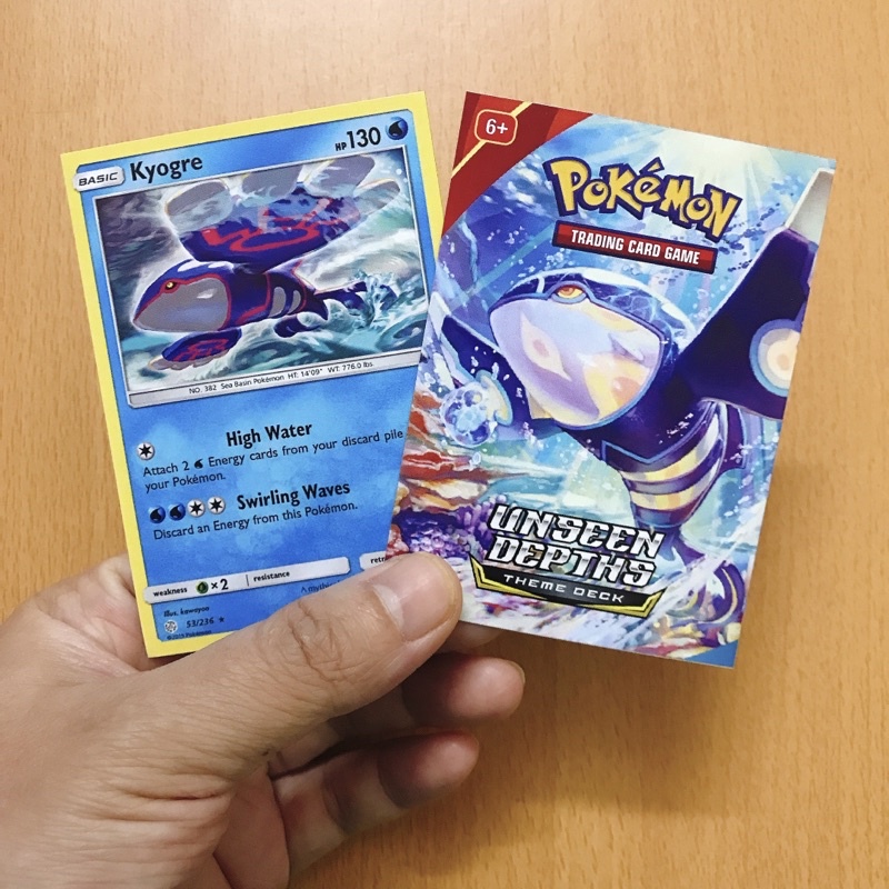 Bộ 60 Thẻ bài Unseen Depths - Pokémon Theme Deck