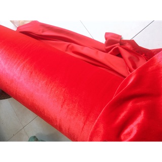 Combo 12 mét vải nhung đỏ tưoi 600k