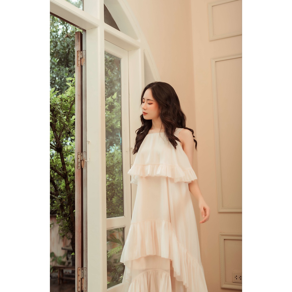 RENÉSMEE - Canary Dress - Đầm maxi tầng xòe
