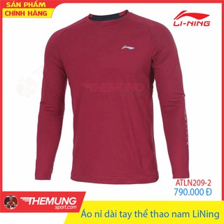 Áo nỉ dài tay thể thao nam LiNing ATLN209-2 (Đỏ)