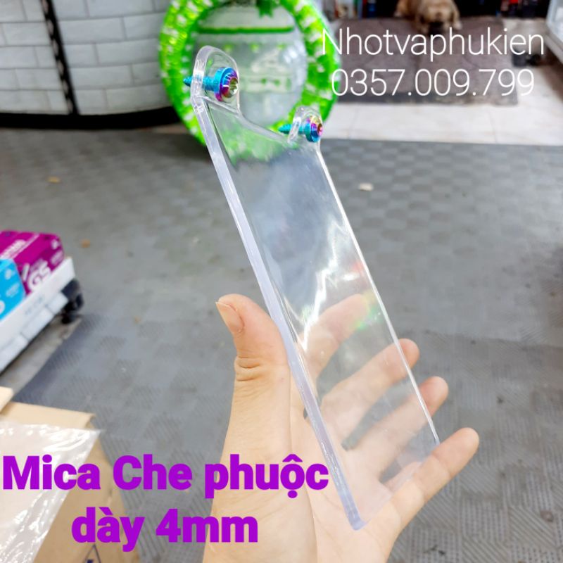 Mica Che phuộc dày 4mm, mica ohlins, che phuộc dẻo