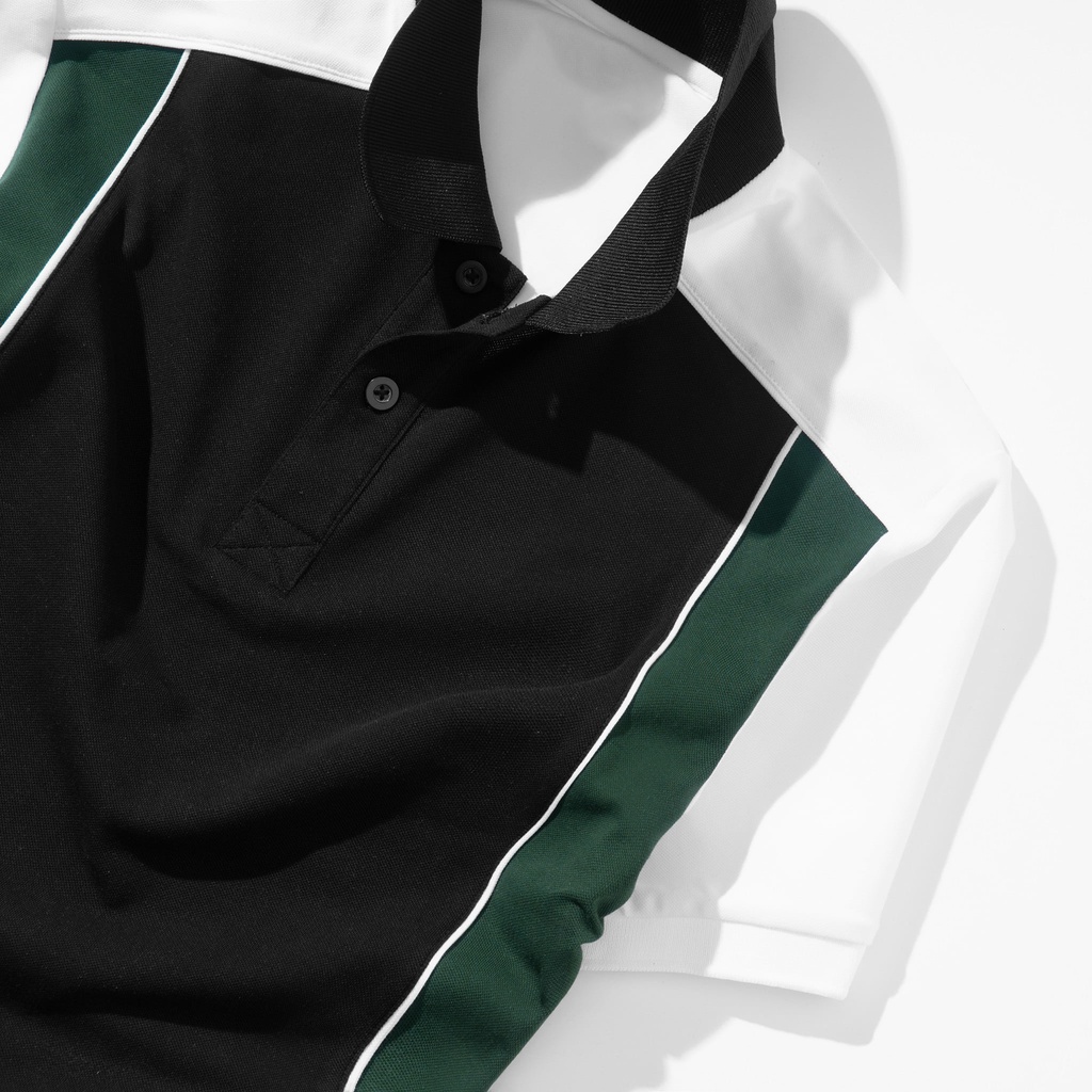 Áo Polo Nam Áo Thun Có Cổ Vải Cá Sấu Cotton Xuất Khẩu Phối Sọc Chuẩn Form Cực Đẹp Lookman M03 Liber | BigBuy360 - bigbuy360.vn