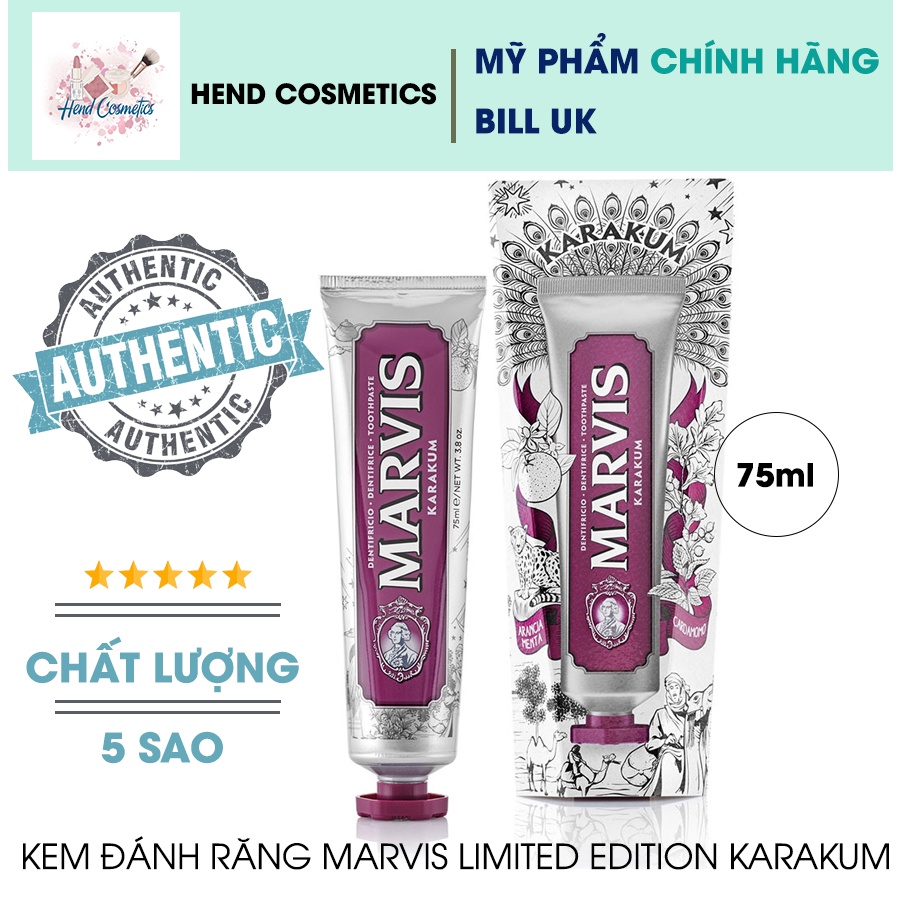 Kem Đánh Răng Marvis Limited Edition Karakum 75ml