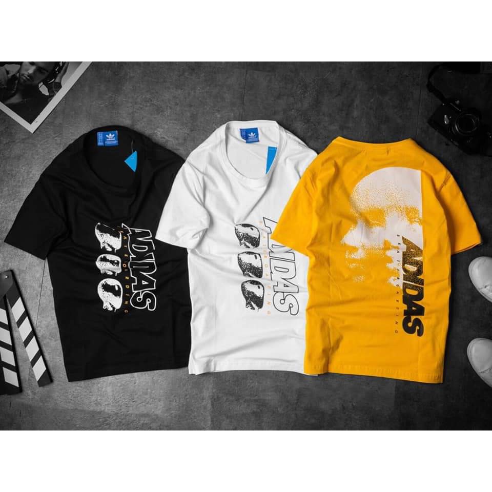 Phông cổ tròn in hình Addidas