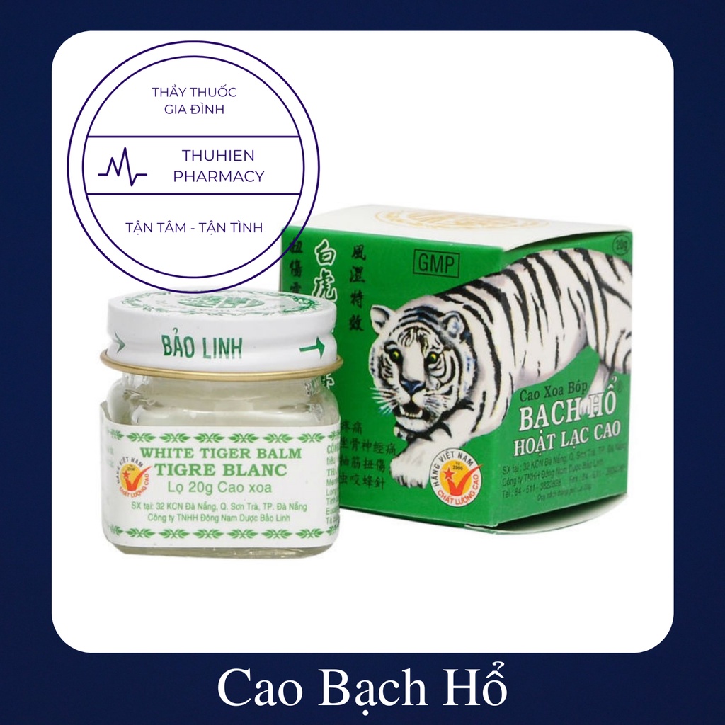 Cao xoa bóp Bạch Hổ Hoạt Lạc Cao Bảo Linh - hỗ trợ giảm đau mỏi cổ vai gáy ,côn trùng cắn