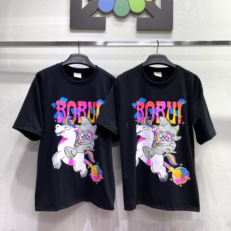 Áo thun bobui bebo ngỰA Nam nữ cotton full tag | BigBuy360 - bigbuy360.vn