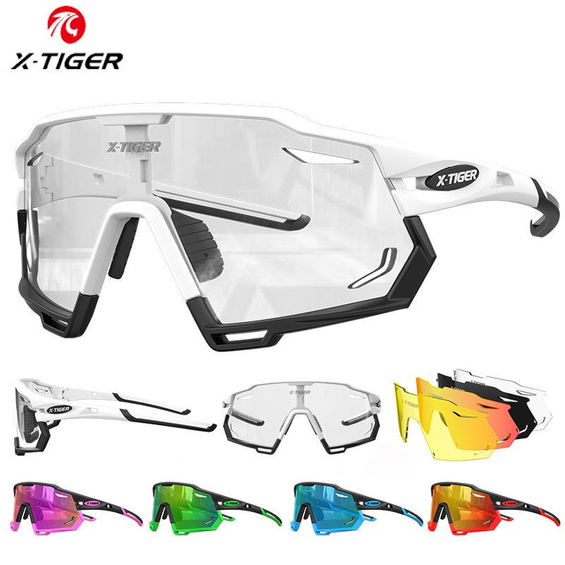 X-TIGER Kính mát đi xe đạp chống chói UV400 phong cách thể thao trọng lượng nhẹ