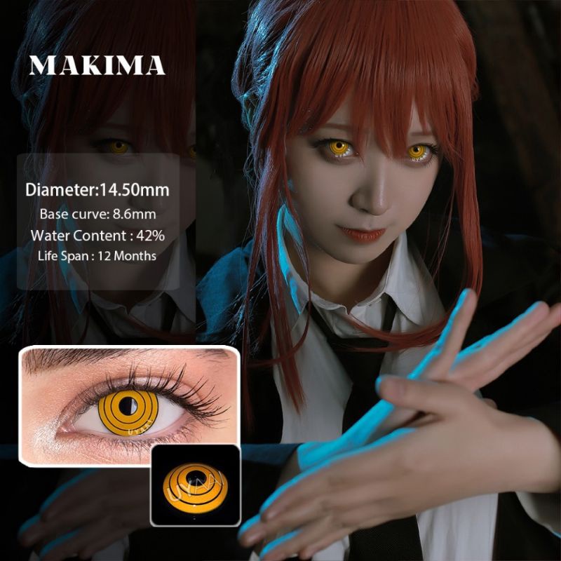 [Sẵn] Nhiều mẫu - Lens cosplay Angel/Denji/Aki/Makima/Power/Reze/Tatsuki - Thợ săn Quỷ: Chainsaw Man - Kính Áp Tròng