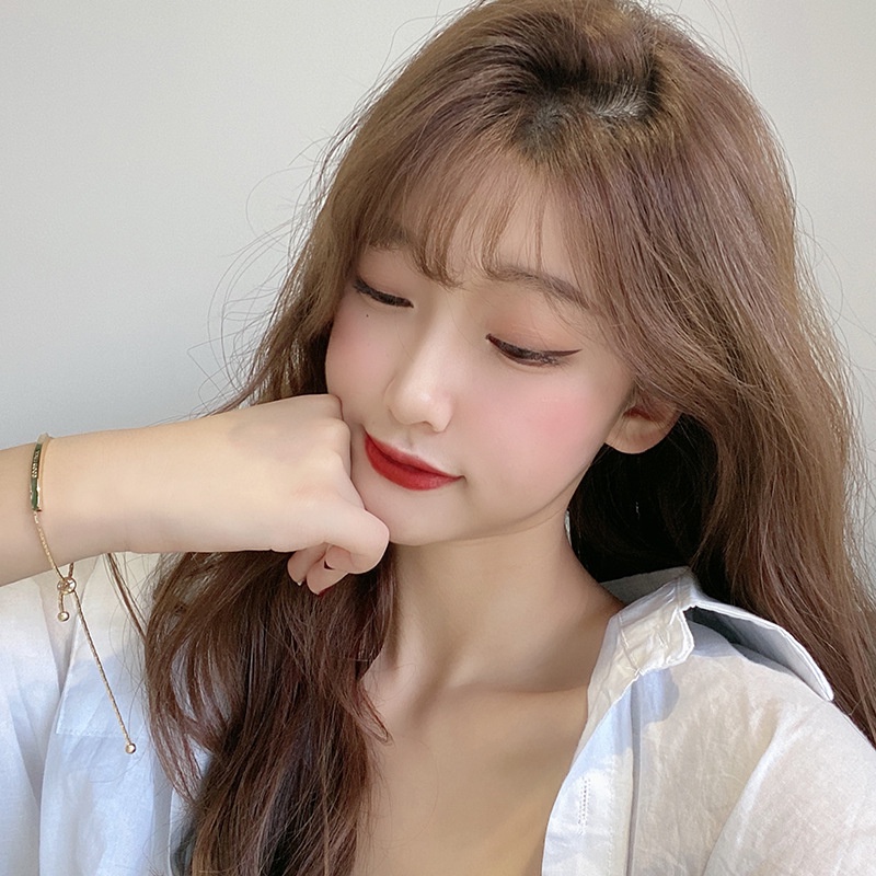 Vòng tay nữ, lắc tay sợi vàng dây rút phong cách hàn quốc - Mely D99