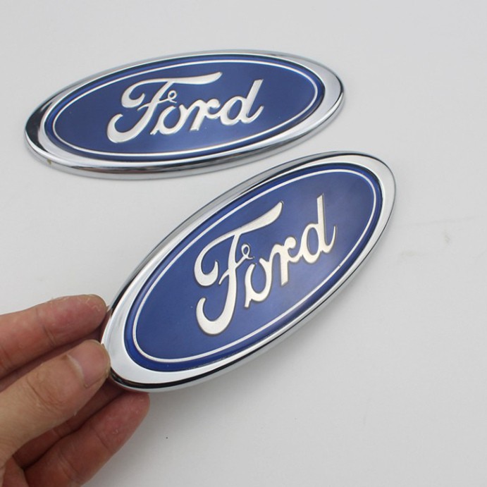 Sản Phẩm Logo biểu tượng sau xe ô tô Ford Kích thước 15*6cm: KLJ15 .