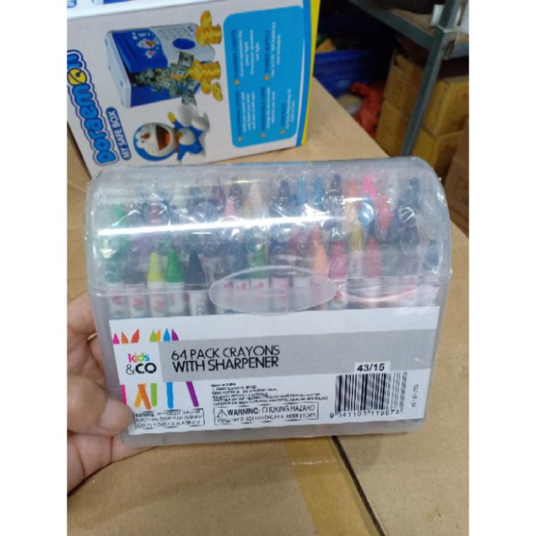 RẺ NHẤT- [GIÁ HỦY DIỆT] Hộp bút tô màu 64 màu loại 1, đồ dùng  học sinh - Shop Uy Tín